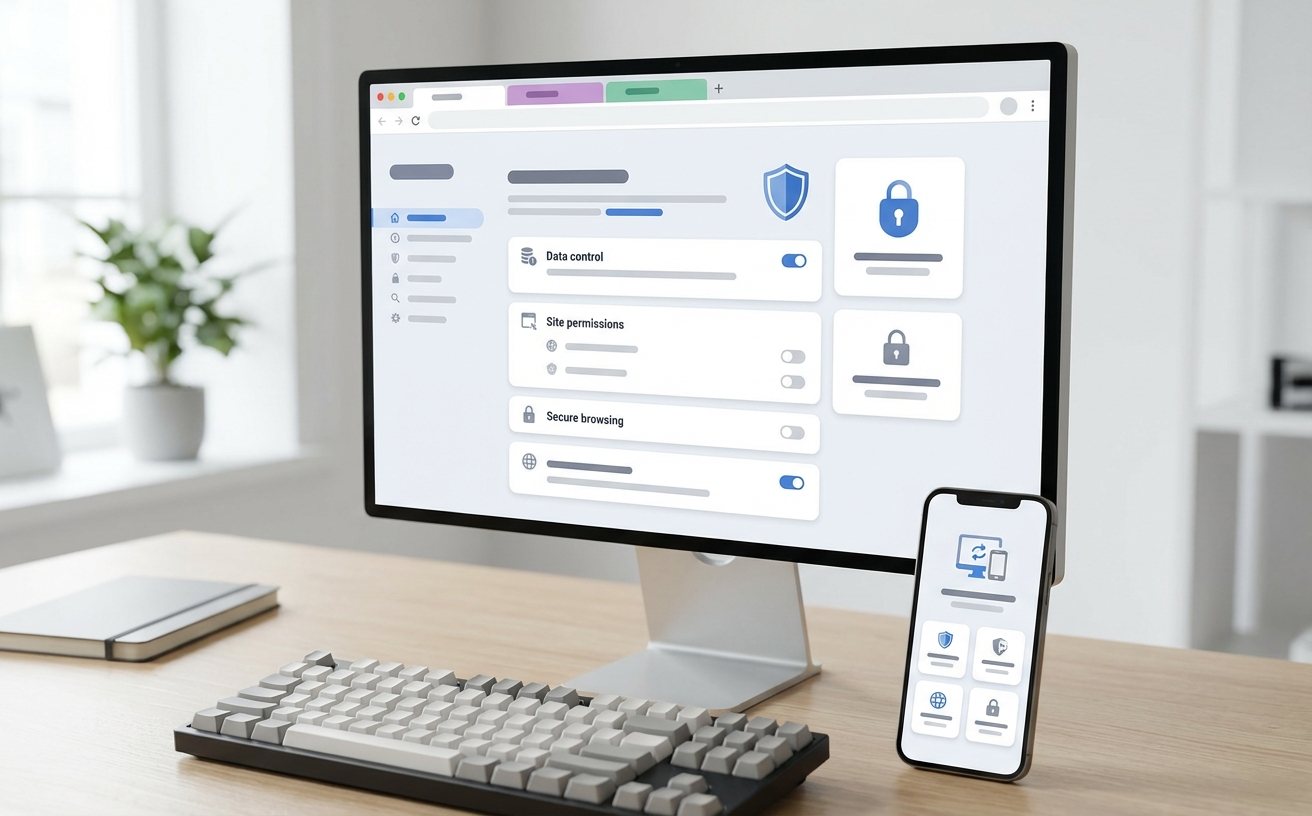 谷歌浏览器安全隐私保护功能界面